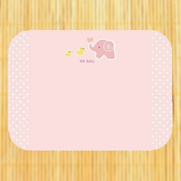 MB BABY萌寶寶 天然乳膠(附內裡)塑型枕-粉色【悅兒園婦幼生活館】