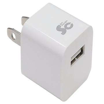 SC usb電源供應器 1A 國際通用  白色  1入