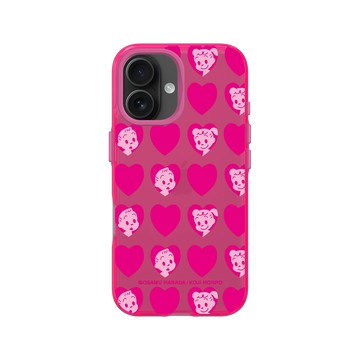 iPhone 16 Clear 粉漾桃 - OSAMU GOODS - 愛心系列-JILL & JACK