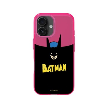 iPhone 16 Clear 粉漾桃 - Batman 蝙蝠俠 - 復古版