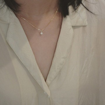 十四行詩｜晨曦鋯石心願項鍊 S925銀 梧桐好物嚴選