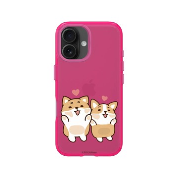iPhone 16 Clear 粉漾桃 - 柴語錄 Shiba Says - 放我出去♥