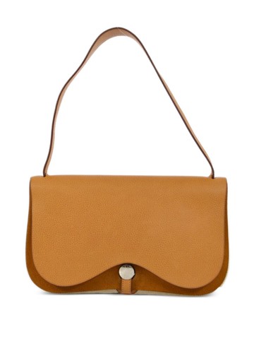 Hermès Pre-Owned - 2005 Sac Colorado shoulder bag - women - Canvas/Calf Leather - One Size - Neutrals