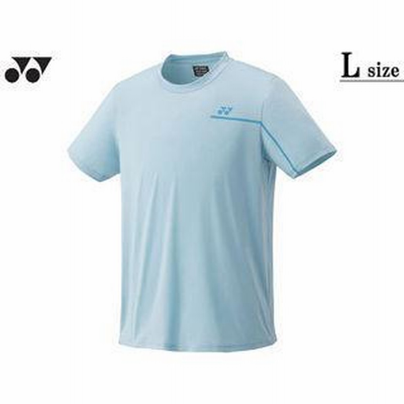 YONEX/ヨネックス メンズTシャツ(フィットスタイル) Lサイズ アイスブルー 16600-308 通販 LINEポイント最大0.5%GET  LINEショッピング