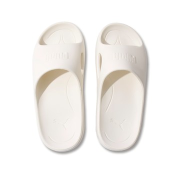 Puma Shibusa 女鞋 米白色 防水 厚底 柔軟 舒適 運動 休閒 拖鞋 涼拖鞋 38908202
