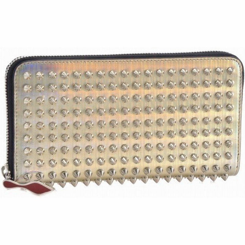 クリスチャンルブタン Christian Louboutin 財布 メンズ Panettone Spikes Wallet ラウンドファスナー長財布 シルバー 0007 3232 通販 Lineポイント最大0 5 Get Lineショッピング