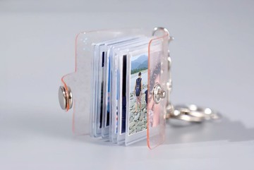 迷你 相冊 / 情侶 親子 明星 寵物 / 鑰匙扣 / 來圖印刷 隨身影集