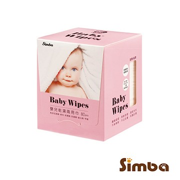 小獅王辛巴 嬰兒乾濕兩用巾(80抽)_2色可選