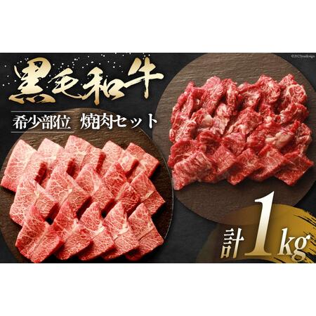 ふるさと納税 牛肉  黒毛和牛 宮崎産 希少部位 焼肉 セット 1kg [ウィズ・クリエイティブ 宮崎県 日向市 452060283] 和牛 焼肉用 赤身 肉 国産 宮崎県日向市