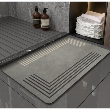 浴室吸水地墊硅藻泥軟墊衛生間腳墊廁所門口防滑家用速干地毯墊子