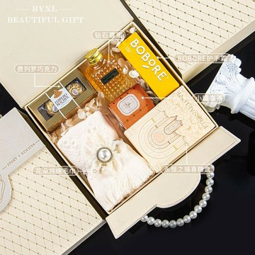 免運/公司貨 禮盒 員工禮盒 伴手禮女伴娘小眾高級結婚婚禮禮盒閨蜜姐妹團盒子套裝回禮禮品盒 可開發票 全館五折 工廠現貨直銷 新品特價 d1114