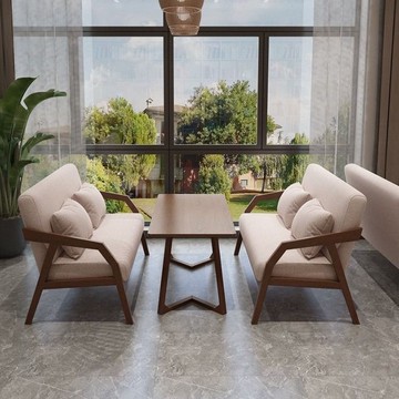 【台灣公司 可打統編】咖啡廳沙發辦公室休閑咖啡館桌椅組合休息區接待會客奶茶店小椅子 b7241