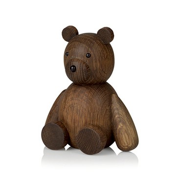 Teddy 泰迪熊手工木偶（煙燻橡木、大）