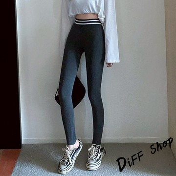 韓版薄內刷毛高腰運動風瑜珈褲【P207】