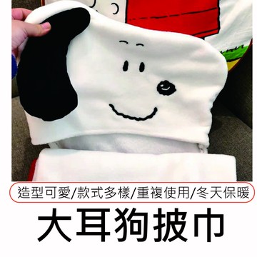 史努比披巾 查理布朗浴巾 塔克 毛毯 冷氣毯 空調毯 車用毯 連帽毯 午睡毯