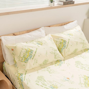 Norns 迪士尼三眼怪100%天絲雙人床包枕套組