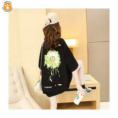 Tシャツ トップス プリントt ヴィンテージ カットソー レディース カジュアル インナー 半袖 い ラウンドネック 韓国ファッション 21 新作 春 夏 通販 Lineポイント最大get Lineショッピング