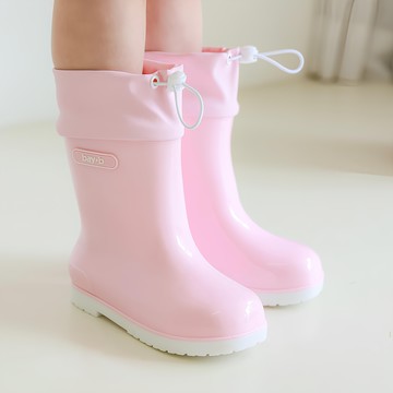 bay*b 兒童夢幻色雨鞋  粉色  200