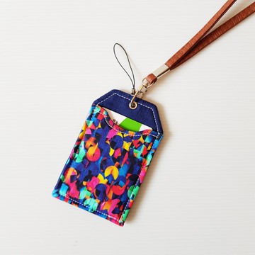 【迷幻&深藍】 御守造型卡套 卡套 證件套 吊飾