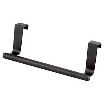 FANCY LIFE 不鏽鋼門後毛巾架 門檔板掛勾 適用厚度1.9cm以下門板  23cm  黑色  1支