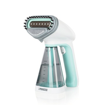 PRINCESS 手持式蒸氣掛燙機/湖水綠 332846 原廠