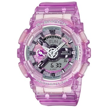 CASIO G-SHOCK 未來系列 半透明女錶手錶 GMA-S110VW-4A