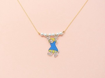 掛女孩項鍊