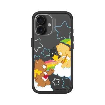 iPhone 16 Mod NX 黑 - Care Bears - 熊滿星空