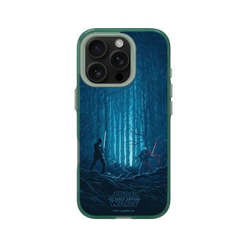 iPhone 16 Pro Clear 憂墨綠 - 迪士尼-星際大戰 Star Wars - 原力覺醒：凱羅·忍&芬恩-電影系列