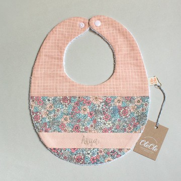 圍兜 口水巾 口水肩 彌月禮盒 寶寶 嬰兒 碎花布 田園風 小清新