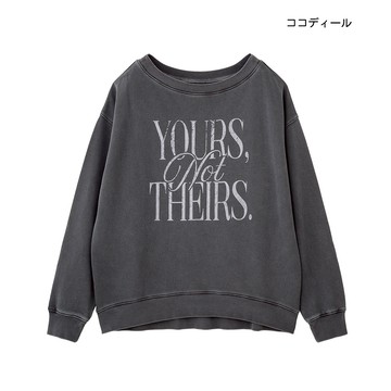 【ココディール】炭灰色印花圈絨上衣 O4W21321