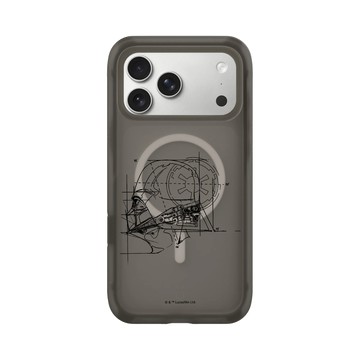 iPhone 17 Pro Max AirX 本質黑 - 迪士尼-星際大戰 Star Wars - 黑武士-線稿風格