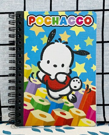 【震撼精品百貨】Pochacco 帕帢狗 三麗鷗帕帢狗 筆記本A6 繽紛*05423 震撼日式精品百貨
