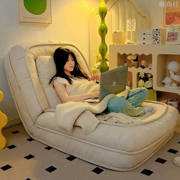 懶人沙發人類狗窩榻榻米折疊沙發坐躺兩用書房臥室單人沙發