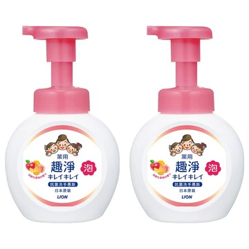 LION 獅王 趣淨 洗手慕斯 清新果香  250ml  2件