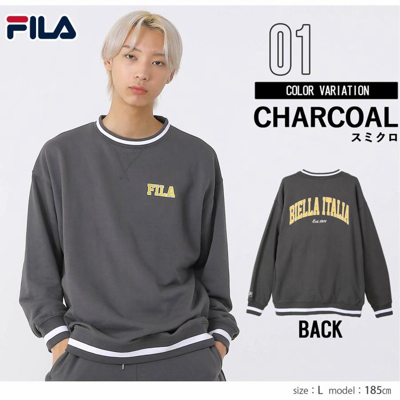 FILA フィラ トレーナー レディース 裏毛 クルーネック 長袖