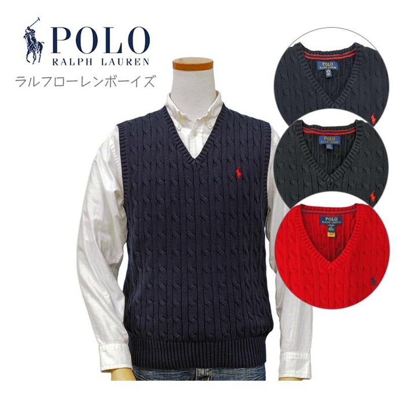 POLO Ralph Lauren ポロ ラルフローレン ボーイズ ベスト コットン