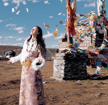 【嫣然】新中式復古藏風 溫柔織物藏袍