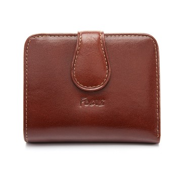 FOCUS經典原皮壓扣零錢包女短夾(FTC3303)_真皮女短夾｜小資女最愛