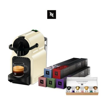 【Nespresso】膠囊咖啡機Inissia & 50顆膠囊組(贈咖啡組)
