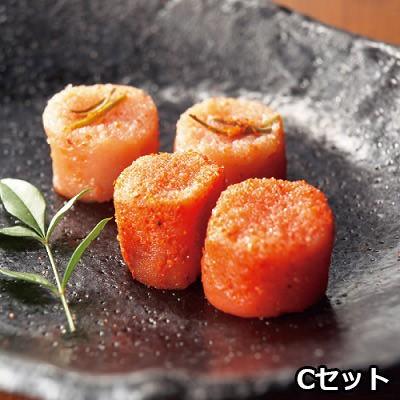 明太子詰合せC〔昆布漬明太子・辛子明太子各200g×3〕