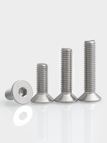 2#-56 4#-40 6#8#10#-32 10#-24 304不銹鋼英美制沉頭內六角螺絲