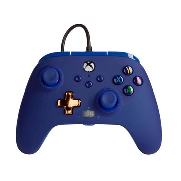 【PowerA】|XBOX 官方授權|增強款有線遊戲手把(1518829-02) - 午夜藍