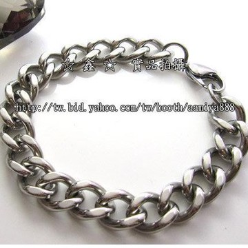 C461 經典款圈圈手鍊 316L精鋼材質 不生鏽鏈條銀色鈦鋼手環 圓圈手鏈