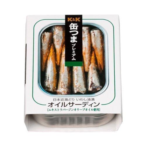 K＆K 缶つまプレミアム オイルサーディン 105g × 3缶セット