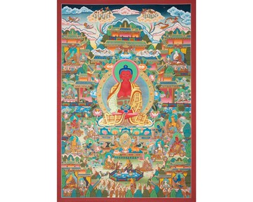 阿彌陀佛聖藝－和平與獅子力量的結合