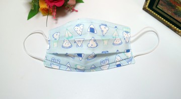 藍起司四重紗六重紗立體環保口罩 可放濾材布使用 (兒童 ~ 成人)