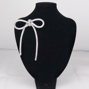 奢華時尚大氣滿鉆超閃水鉆蝴蝶結胸針女ins潮百搭風別針