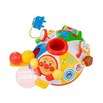 日本 麵包超人 腦部發育-麵包超人快樂圓形!調皮寶貝玩具盤