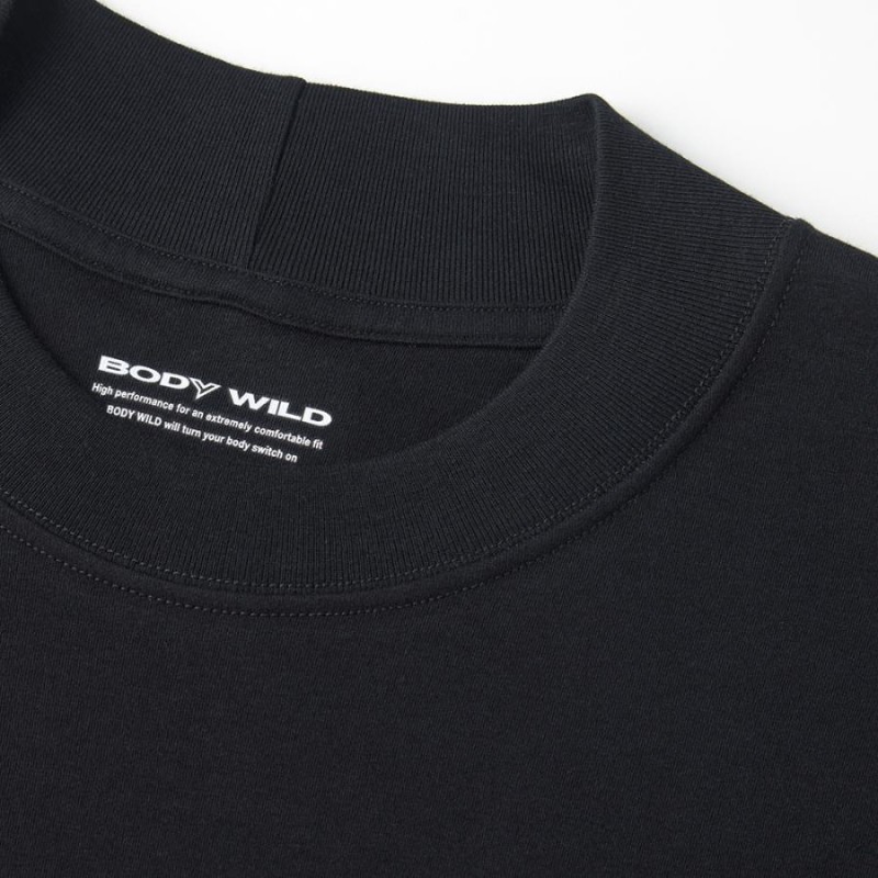 ボディワイルド BODY WILD Tシャツ メンズ 長袖 ロンT 無地 シンプル